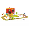 Tooky Toy Farma sada s dráhou v kufríku 31 ks