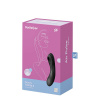 Craftenwood Vibrátor pre dvojicu Dual Stimulation Satisfyer CURVY TRINITY 4 Čierna
