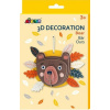 3D dekorace na zeď Medvěd