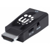 Manhattan adaptér HDMI na VGA, Micro Converter, HDMI Male na VGA Female, audio, černá 151542