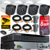FORCE Monitorovací set 4x AHD kamera 8MPx 4K, 1TB HDD, ONLINE náhľad