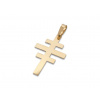 Anno Domini Zlatý greckokatolícky krížik väčší Veľkosť: 30mm, Farba zlata: Biele zlato