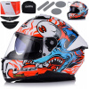 Motocyklová prilba LS2 FF808 Stream II Inferno Wh.Blue M