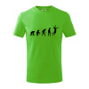 Evolúcia volejbal smeč - Tričko detské bavlnené - 158 cm/12 rokov ( Apple Green )