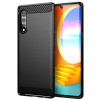 Puzdro gumené LG Velvet Carbon čierné