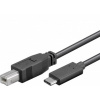 PremiumCord ku31cd1bk USB-C/male - USB 2.0 B/male, 1m, černý (ku31cd1bk)