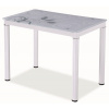 Casarredo Jedálenský stôl DAMAR 80x60 biely