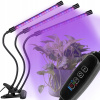 Lampa na pestovanie rastlín - 3 x Rast lampa rastlín 60 Časovač LED + pilot (3 x Rast lampa rastlín 60 Časovač LED + pilot)