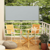 vidaXL Zaťahovacia bočná markíza na terasu 140x300 cm sivá - Sivá - 52071-7172