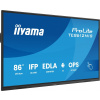 iiyama TE8612MIS-B4AG 86palcový iiWare13E Android 14 EDLA/non-EDLA 8/128GB 40-Bodový PureTouch IR s Zero Gap (TE8612MIS-B4AG)