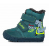 detské zimné topánky DD Step W029-394B Bermuda Blue 19, Vnitřní délka topánky: 12,6 cm