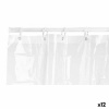 Berilo Záves do sprchy 180 x 180 cm Plastické PEVA Transparentná (12 ks)