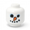 LEGO Úložná hlava (veľkosť L) - snehuliak