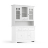 PROXIMA.store - Rustikálny kredenc - nadstavec na komodu 2S.2 - BELLUNO ELEGANTE FARBA: biela