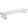 CERANO - Doska pod umývadlo Navira Pro + podperná konzola - biela matná - 161x46,5x3,6 cm
