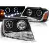 CHRYSLER JEEP GRAND CHEROKEE 99-05 - predné čierna svetlá ANGEL EYES CCFL