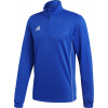 adidas teamwear Mikina Adidas CORE 18 TRAINING TOP - modrá CV3998 Veľkosť: XS