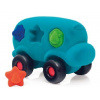 RUBBABU Autobus s tvarmi - tyrkysová