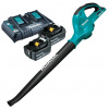 MAKITA DUB361Z-5D Dúchadlo prietok 156 - 264 m3/h na 36V (2x 18) Li-Ion (LXT) 5.0 Ah akumulátor (2ks) + nabíjačka - MAKITA DUB361Z-5D