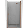 Mexen Mist-H sprchové dvere pravé otváracie 80 cm, transparentné, brúsená meď - 8A5-080-000-65-00-P