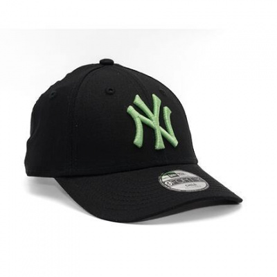 Dětská Kšiltovka New Era 9FORTY Kids MLB League Essential New York Yankees Black / Bright Green Dětské kšiltovky: Child (52-54 cm)