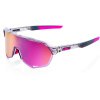 100% S2 - Polished Translucent Grey - Purple Multilayer Mirror Lens