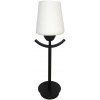 Candellux Londyn stolová lampa 1x60 W biela-čierna 41-38852
