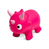 Skákacie Dino s pumpičkou, pink Toyz