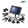 Esotec Solárne bodové osvetlenie Esotec Quattro Power 102142 553