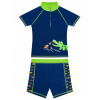 Detské plavky - Playshoes Dva kusové oblečenie 86 Navy Blue, Orange, Multi -Colored, Green (X8G214 Playshoes Boys Kreaping Set 86/92)