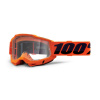 100% MX Okuliare 100% ACCURI 2 OTG Neon Orange - Clear lens