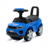 BABY MIX Detské odrážadlo SUV Baby Mix Prime v koži Modré