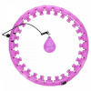 Masážna hula hoop HMS HHW12 plus size so závažím fialová