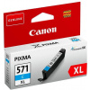 Cartridge Canon CLI-571C XL azúrová (0332C001)