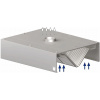 Digestoř centrální skříňová 1500x1500x450 mm | STALGAST, 9820915150 inox