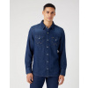 Pánská džínová košile Wrangler Icons 27MW Western Shirt W5MSLW96N (112341088) Dark Stone Velikost: 3XL