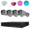 Orlux Pro black 8MP - 4 kamerový set