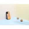 MAN&WOOD case for iPhone 12/12 Pre herringbone arancia black