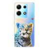 Odolné silikónové puzdro iSaprio - Leopard With Butterfly - Infinix Note 30