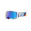 Brýle SUPERTECH CORP, ALPINESTARS (modrá/oranžová, zrcadlové modré plexi) 2025