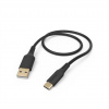 Hama kábel USB-C 2.0 typ A-C 1,5 m Flexible, silikónový, čierny 00201570