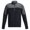Under Armour Storm Windstrike Half Zip S Panske Black/Pitch Gray/Black