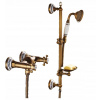 Sprchový kút Sprchový kút batérie Gold Antique Retro (Sprchový kút Sprchový kút batérie Gold Antique Retro)