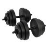 Set nakladacích jednoručiek 28 kg TUNTURI Vinyl 25 mm