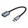 Vention CCXHB USB 3.0 samec na USB samica OTG, 0,15m, sivý