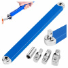 3/8-PALCOVÝ PREDLŽOVACÍ KĽÚČ SO 4 ADAPTÉRMI, ZABUDOVANÁ REŤAZ 38 CM