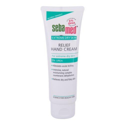 SebaMed Extreme Dry Skin Relief Hand Cream 5% Urea regeneračný krém na ruky s extrémne suchou pokožkou 75 ml pre ženy