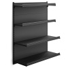 Marbo Regál do predajne nástenný 152x128x48 cm - 4 police Marbo