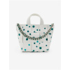 Biela dámska vzorovaná kabelka Desigual New Splatter Valdivia biela | tyrkysová | zelená One size DESIGUAL 8445110515365