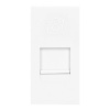 ORNO Biely RJ11 zásuvkový panel pre nábytok